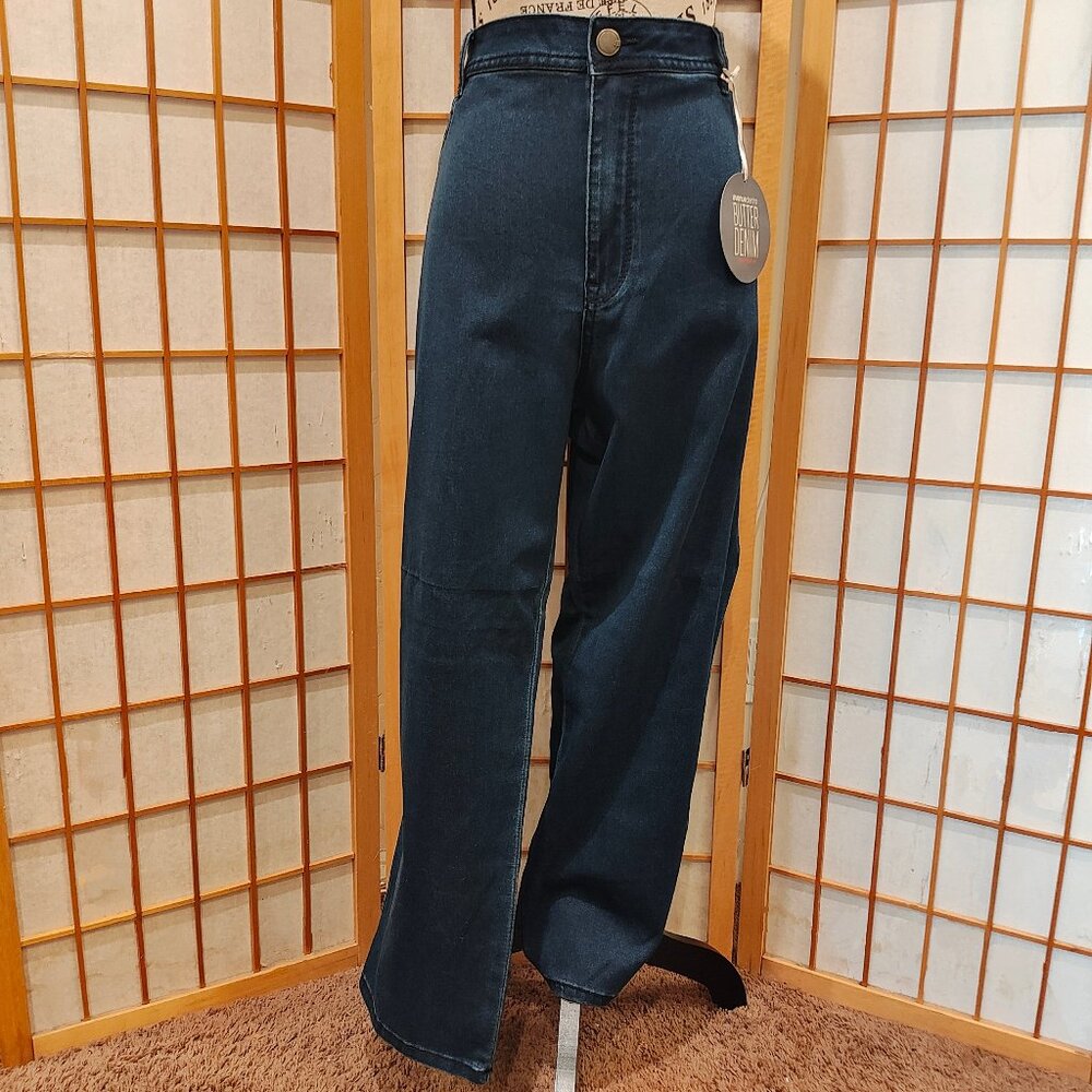 Avenue Denim Butter Denim Straight Leg Jeans, Size 26 Petite, New With Tags